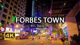 [4K] Forbes Town Walking Tour | Bonifacio Global City | Taguig | Island Times