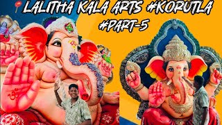 Korutla Ganesh idols || 2024 || lalitha kala Arts || Korutla ganesh videos||