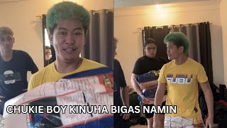 CHUKIE BOY KINUHA BIGAS NAMIN!