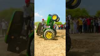 Punjab tractor Compitition 🚜On Back tyre Stunt...