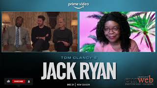 #throwback Interview w/ John Krasinski, Wendell Pierce, Michael Kelly for 'Jack Ryan' Season 3