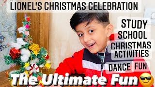 Lionel Christmas Celebration | Virtual Christmas | Study, Christmas, Dance, Fun | Little Vloger