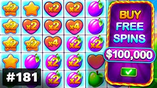 BIG WIN on Sweet Bonanza & $100000 on Fruit Party - AyeZee Stream Highlights #181