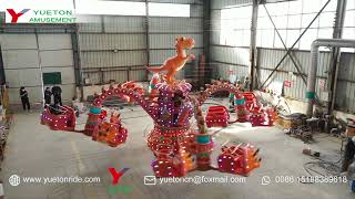 Rotating Dinosaur Ride Factory Test Video 恐龙旋转设备工厂测试视频