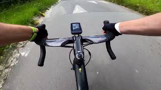 Testing chest mount cycling on Box Hill