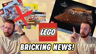 LEGO Jabba's Sail Barge!  No more paper instructions?? All the latest LEGO news from this week!