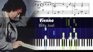 Billy Joel - Vienna - Piano Tutorial with Sheet Music