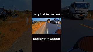 hampir aja di tabrak truk,jalur lingkar brebes tegal