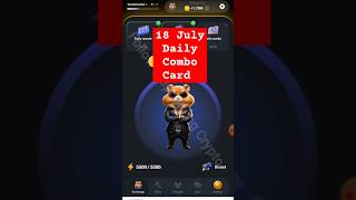 how to unlock 18 July daily combo card hamster Kombat | hamster Kombat daily combo cards