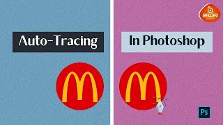 Easy Way To Image Auto Tracing In Photoshop With Content Aware Tracing Tool | Brilliko Learning