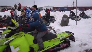 Гонки на снегоходах.     racing, snowmobile, winter.