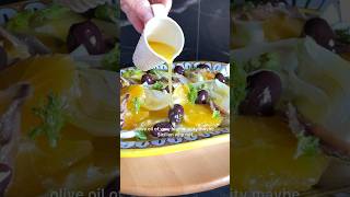 SICILIANI CREATIVI - Insalata siciliana di finocchi e arance - Sicilian orange salad #shortsrecipe