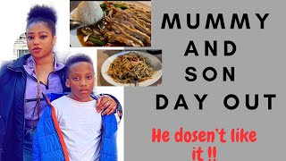 MUMMY and SON DAY OUT//HE DOSENT LIKE IT//VLOG//