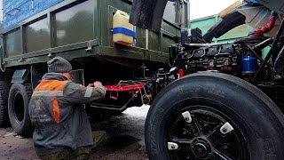 Обновки для Камазов! Не смог выехать за углём! В ожидании запчастей...