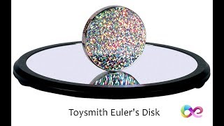 Toysmith Euler's Disk - Bedazzling Spinning Toy