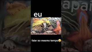 eu conversando com meu pai no almoço🤣😂😂