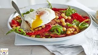 Roast pepper and chorizo salad