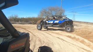 Pair of 2023 CanAm X3’s in the Desert