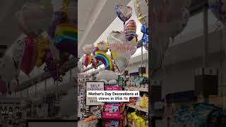 Mother's Day Decorations in USA. #grocerystores #usa #america #youtubeshorts #youtuber