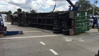 Tractor Trailer Roll Over Recovery