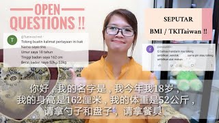 Open Questions || Perkenalan Bahasa Mandarin & Kosa Kata TKI Taiwan  !!