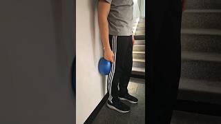 Standing TKE With Pilates Ball #بدنسازی #motivation #exerciceepaule #fitness #sports  #فیتنس