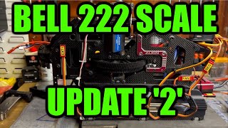 📹 Update 2  ¦ Bell 222 Scale Fuselage ¦ Cables & Lighting