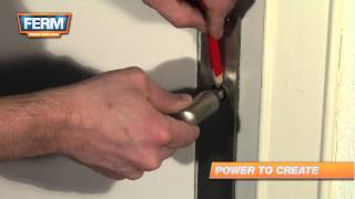 How to install a door handle