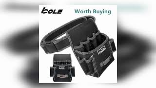 BOLE Electrician Waist Tool Bag Belt Tool Pouch Utility Kits Holder with Pockets