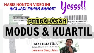 Modus dan Kuartil | Pembahasan Soal UN