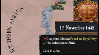 England discover south Africa in 1 year #eu4 #1.35