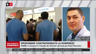 G4 MEDIA: PROPUNERE CONTROVERSATĂ LA ROMPREST_Știri B1TV_20 nov. 2024