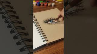 I Drew the Most Realistic Eye With Pencils #shorts #drawing