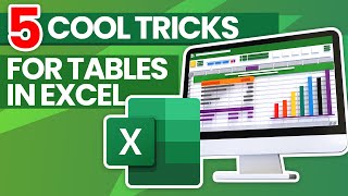 5 Cool Tricks for Tables in Excel // How to Make Tables in Excel