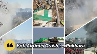 Yeti Airlines plane crash in Pokhara