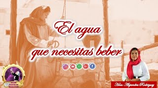 El agua que necesitas beber.