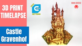 3D Printed  Castle Gravenhof 🏰 || 3D Printing Timelapse [4K]