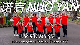 PROMISE 诺言 NUO YAN · Hǎi Lái Āmù 海来阿木  | LINE DANCE | SMLD | Yuliana Chang