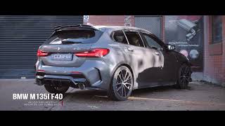 BMW M135i (F40) Venom Turbo Back Performance Exhaust - De-Cat Valved Non-Res Box Delete Cobra Sport