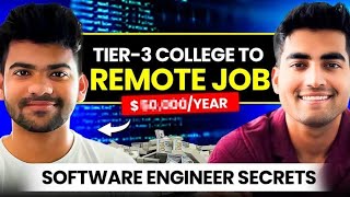 Cracking Tier 3 to Remote job as a fresher | Software engineering secrets 2024