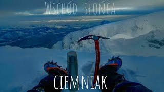 Tatry Zachodnie - Ciemniak - wschód słońca