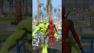 DEADPOOL & HULK REVENGE ON VENOM 🧟 (Deadpool-Hulk) | #Shorts | #GTA5 | #short