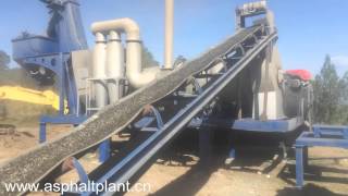 Assisted kenya client building MDHB 20 asphalt drum plant