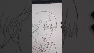 Drawing Levi Ackerman #shorts - [ATTACK ON TITAN FINAL SEASON]