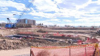 Construction begins on the main Water Treatment Plant building