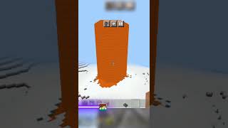 Best Minecraft Easy tower make tip #shorts #minecraft