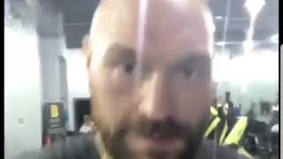 Tyson Fury tells Joshua and Wilder to suck his balls!!!