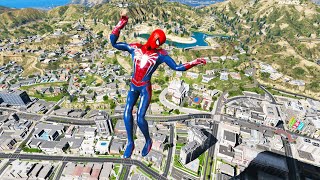 GTA 5 Epic Ragdolls | Spiderman and Colorful Spiderman Jumps/fails (Euphoria Physics Funny Ragdolls)