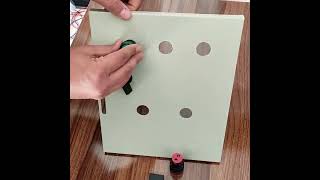 Drilling and mounting the panel door