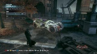 Batman  Arkham Knight PC showing off jokermobile mod recorded by Nvidia Geforce Experience